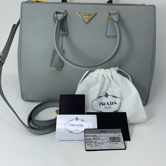 Prada Lux Granito Saffiano Leather Satchel - Picture 8 of 8